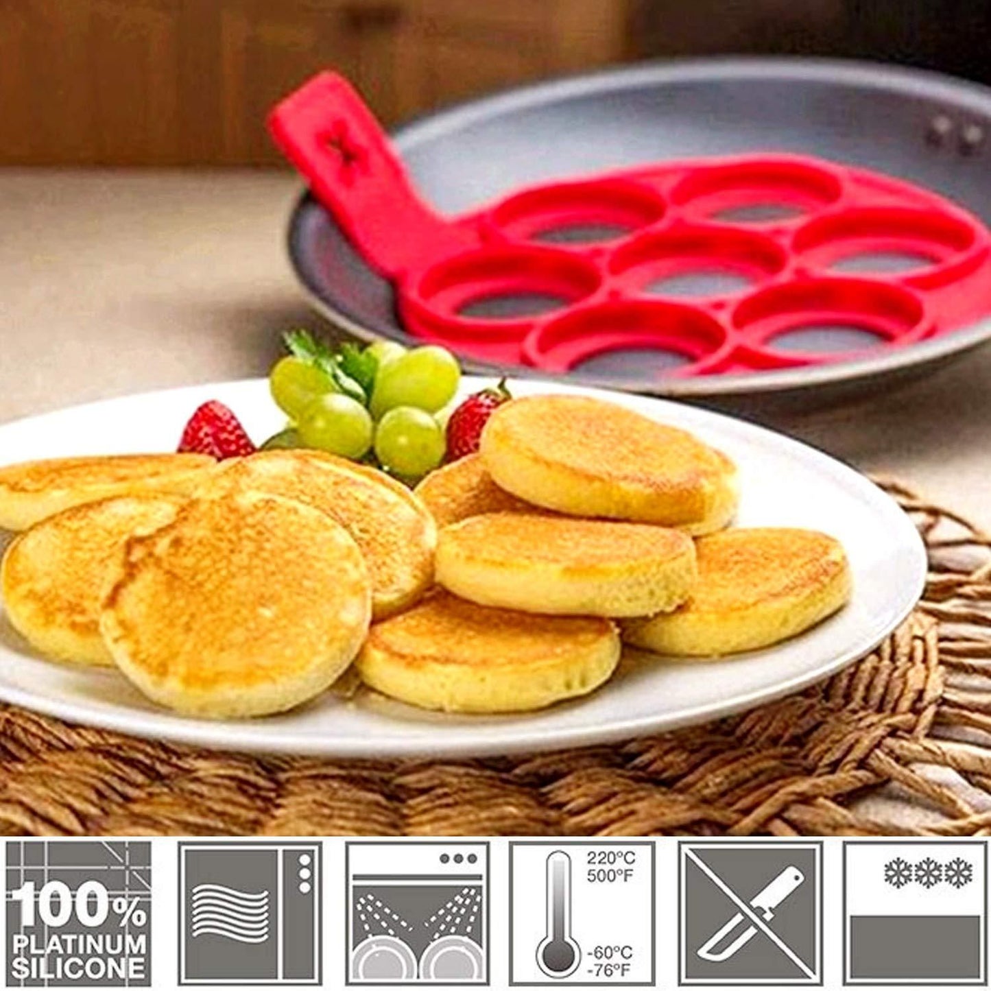 FlipEase Silicone Pancake Ring