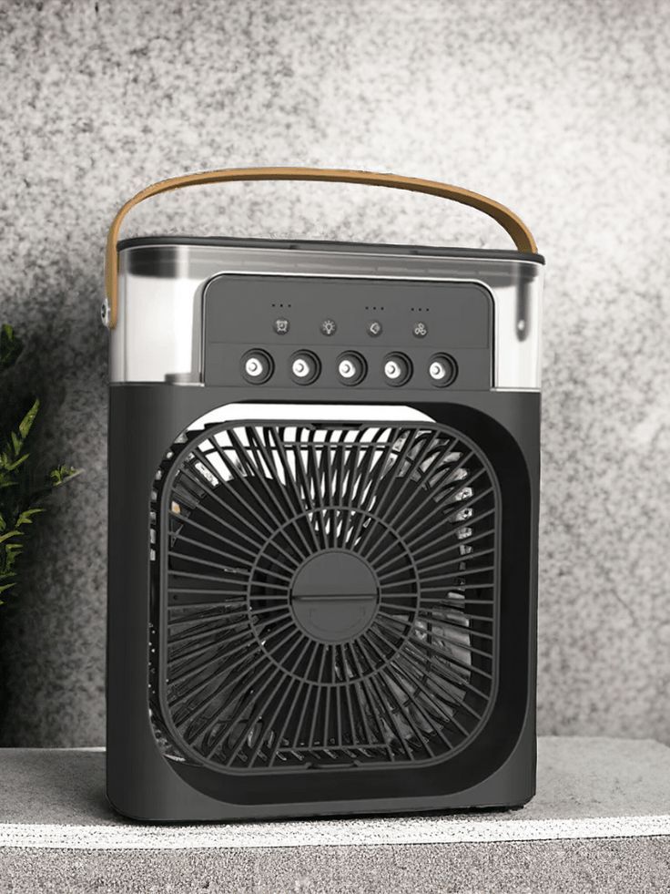 Rechargeable Battery Operated Mini USB Fan With Mist Water Spray