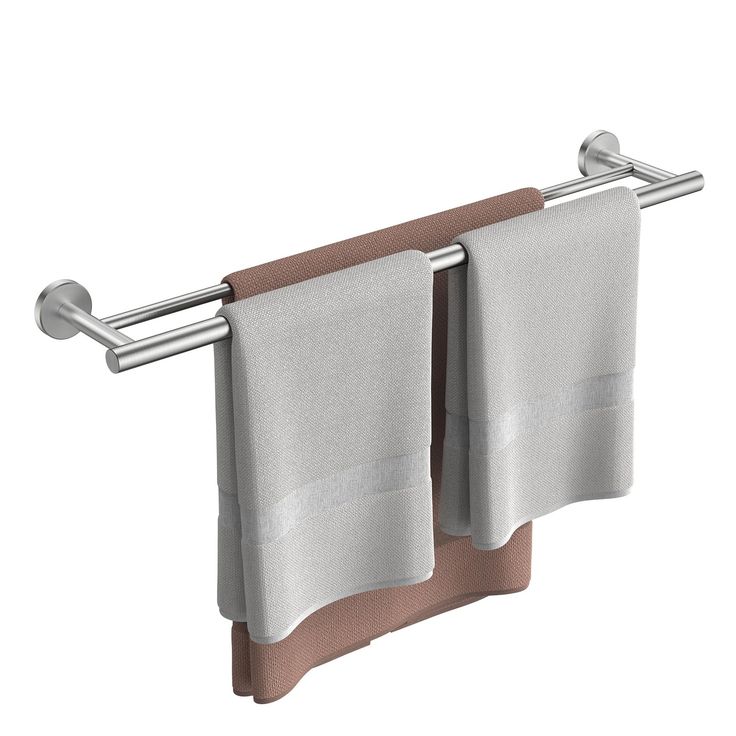 DualEase Towel Rack with Hooks