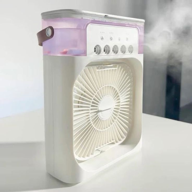 Rechargeable Battery Operated Mini USB Fan With Mist Water Spray