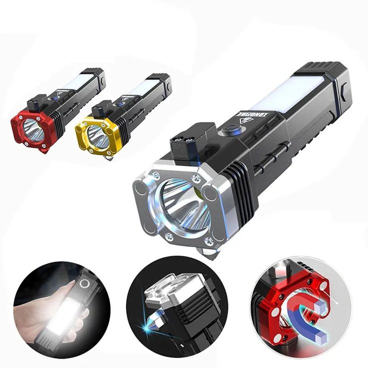Portable Rechargeable Torch LED Flashlight
